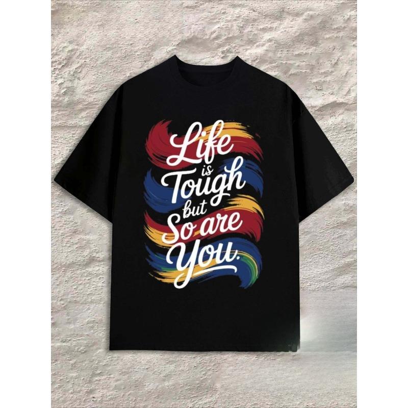 Life is Tough Men S T-shirt | Casual Black, High-Quality Fabric, Fashionable Printed Design, Machine Washable, Crew Neck, Regular Fit, Short Sleeves 2XL чёрный
Life is Tough Men S T-shirt | Casual Black, High-Quality Fabric, Fashionable Printed Design, Machine Washable, Crew Neck, Regular Fit, Short Sleeves 2XL чёрный