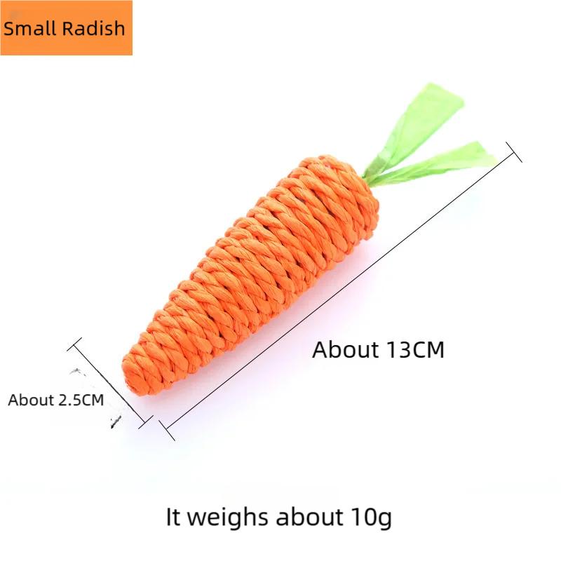 Cat Toy Carrot Shape Bite Resistant Paper Rope Scratcher Interactive Chew Tool For Teeth Cleaning Pet Products Kitten
Cat Toy Carrot Shape Bite Resistant Paper Rope Scratcher Interactive Chew Tool For Teeth Cleaning Pet Products Kitten