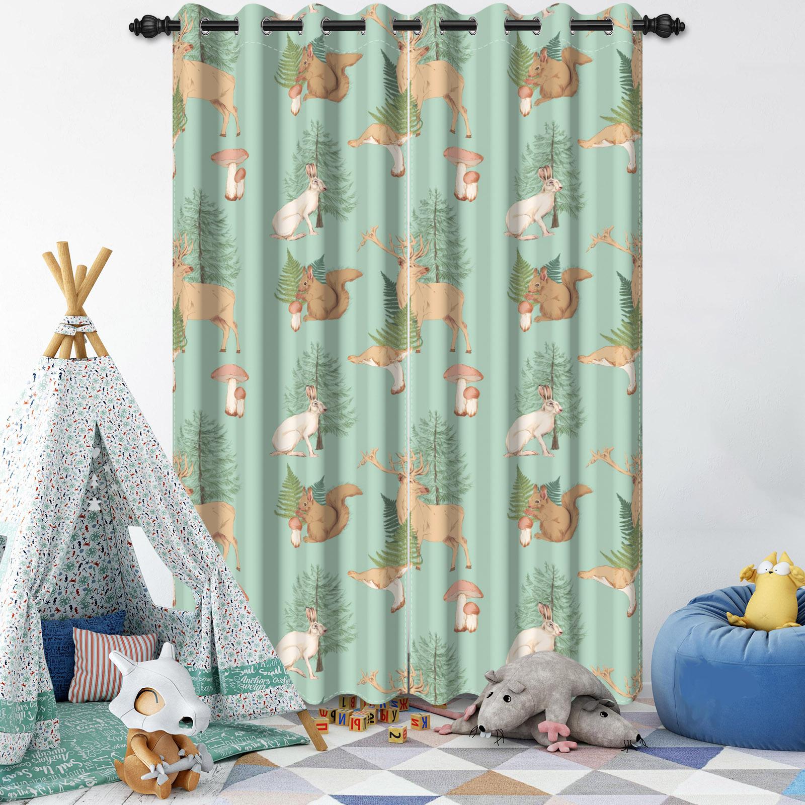 2Pcs/Set Animal Pattern Window Curtains Ducks Fox Rabbits Bears Decoration Kitchen Bathroom Bedroom Polyester Blackout Curtains 53x115cm 2pcs&Grommet Top
2Pcs/Set Animal Pattern Window Curtains Ducks Fox Rabbits Bears Decoration Kitchen Bathroom Bedroom Polyester Blackout Curtains 53x115cm 2pcs&Grommet Top