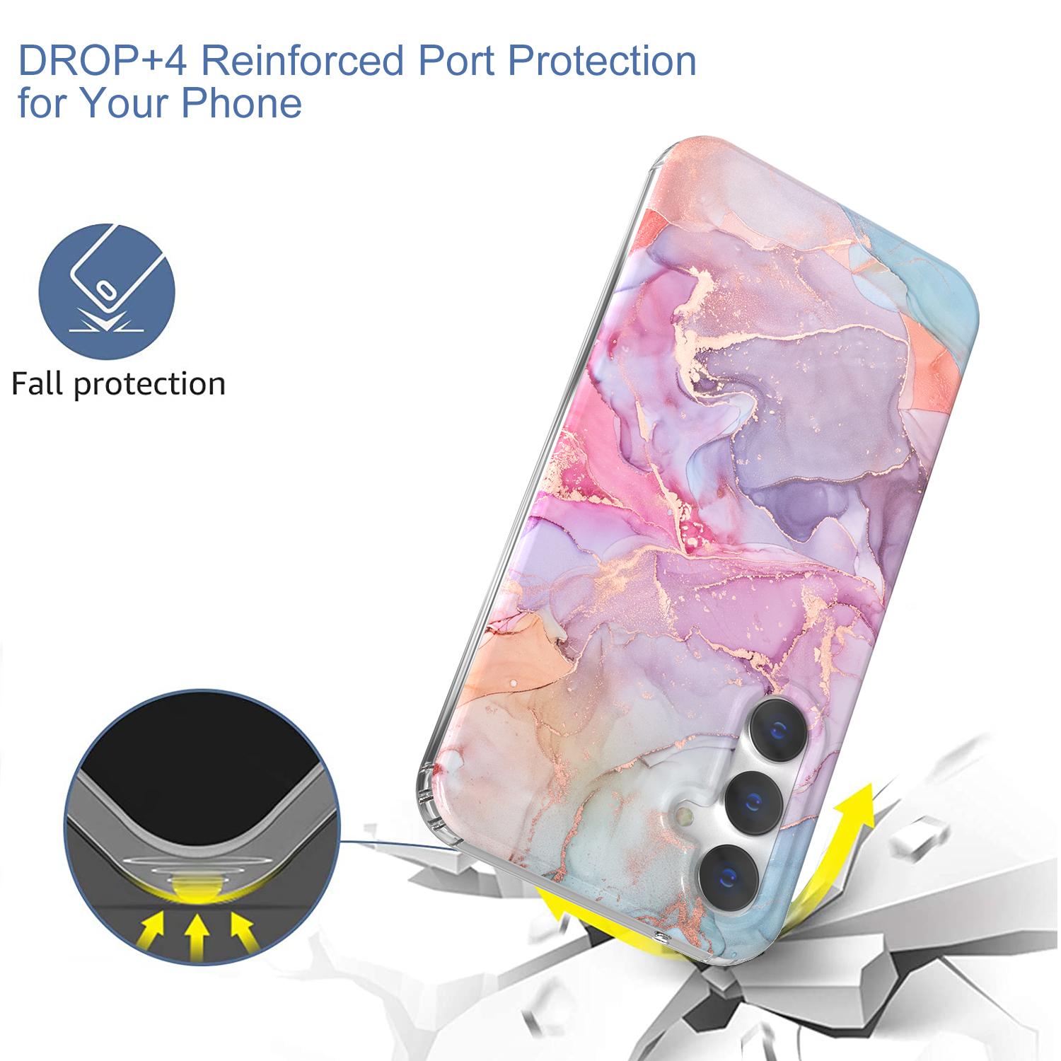 For Samsung Galaxy S23 FE Case GW18 PC+TPU Shell Marble Pattern IMD Phone Cover Style D
For Samsung Galaxy S23 FE Case GW18 PC+TPU Shell Marble Pattern IMD Phone Cover Style D