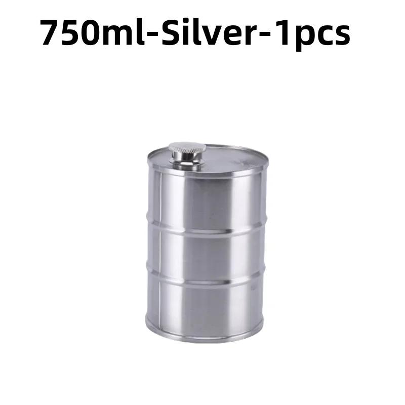 1 шт. 25 унций Бутылка для воды Форма нефтяной бочки Портативная фляга из нержавеющей стали для виски
1 шт. 25 унций Бутылка для воды Форма нефтяной бочки Портативная фляга из нержавеющей стали для виски