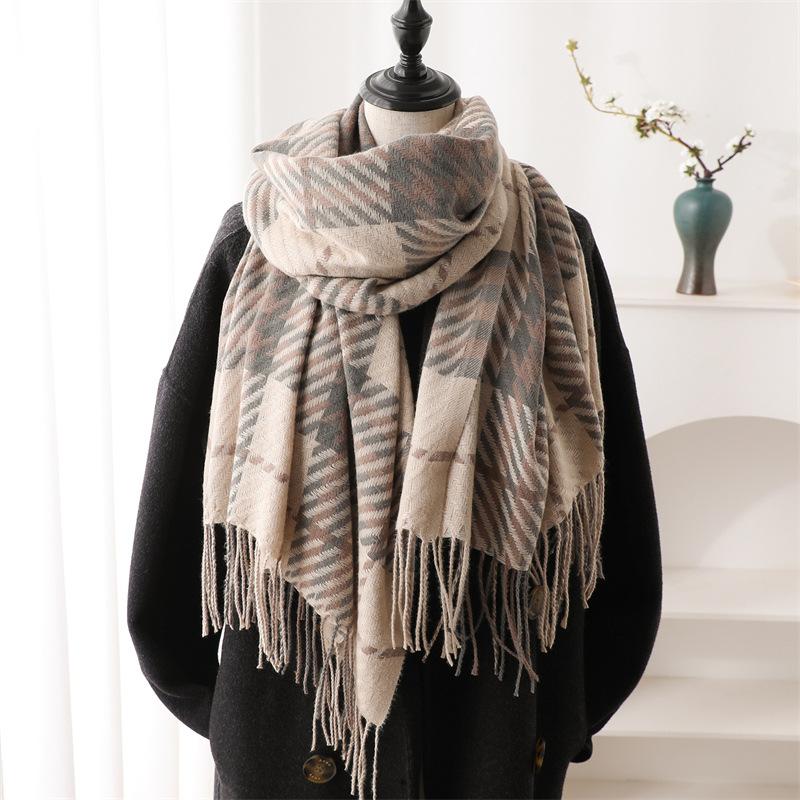 New Korean Designer Scarf Imitation Cashmere Popular Shawl Women Autumn Winter Luxury Warm Thick Soft Wraps Tassel Scarves 200cmX60cm
New Korean Designer Scarf Imitation Cashmere Popular Shawl Women Autumn Winter Luxury Warm Thick Soft Wraps Tassel Scarves 200cmX60cm