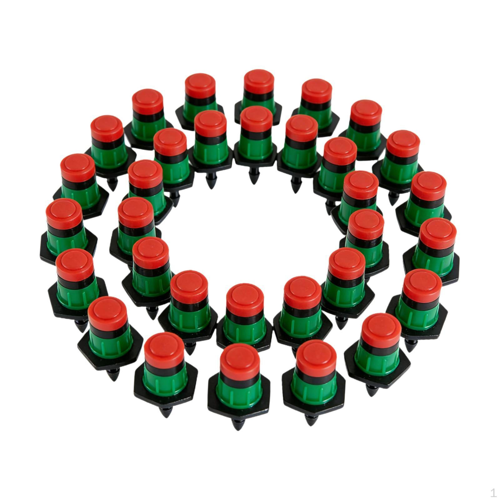 30Pcs Adjustable Degree Drip Emitter Easy Installation Irrigation Drippers for Agriculture Watering
30Pcs Adjustable Degree Drip Emitter Easy Installation Irrigation Drippers for Agriculture Watering