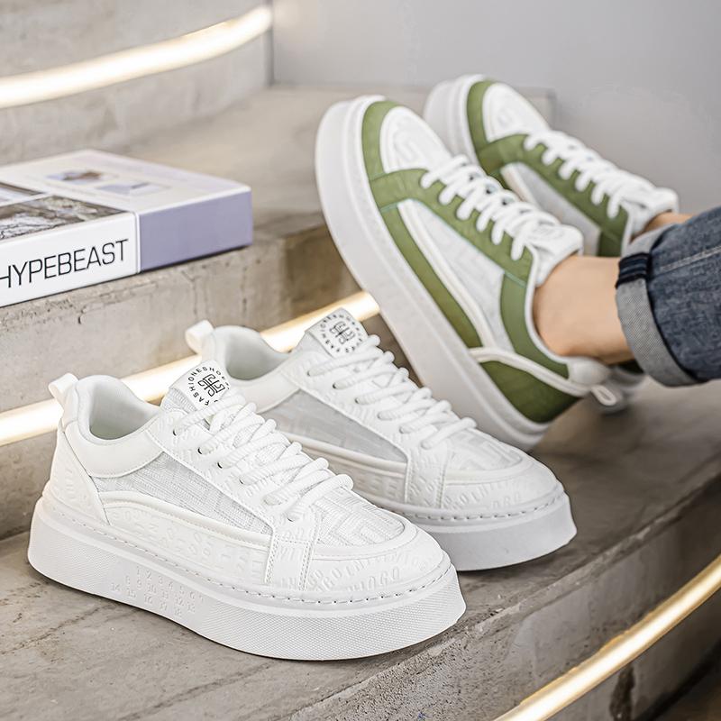 Men s Casual Four Seasons Fashion Skateboarding Students Comfortable Sneakers Boys Trending Soft Sole Breathable Shoes 44 зелений
Men s Casual Four Seasons Fashion Skateboarding Students Comfortable Sneakers Boys Trending Soft Sole Breathable Shoes 44 зелений