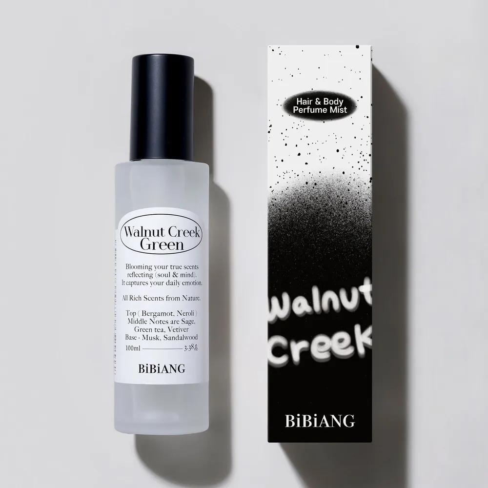 BIBIANG Hair & Body Perfume Mist 100ml Walnut Creek Green
BIBIANG Hair & Body Perfume Mist 100ml Walnut Creek Green
