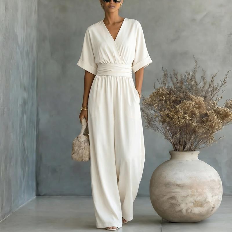 ZANZEA Womens Casual V-Neck Solid Color 3/4 Sleeve Wide Leg Jumpsuits S
ZANZEA Womens Casual V-Neck Solid Color 3/4 Sleeve Wide Leg Jumpsuits S