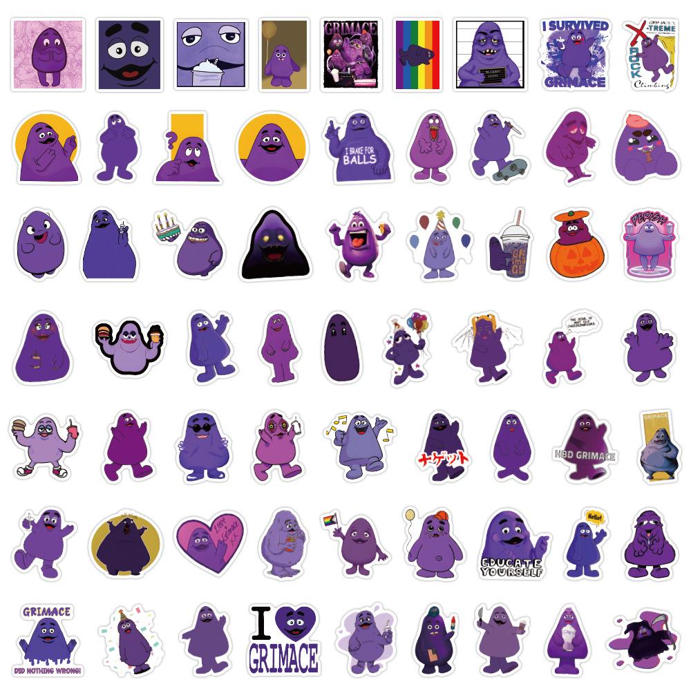 60PCS Cartoon Grimace Milkshake Stickers - Waterproof Decoration for Journals, Water Bottles, and Computers
60PCS Cartoon Grimace Milkshake Stickers - Waterproof Decoration for Journals, Water Bottles, and Computers