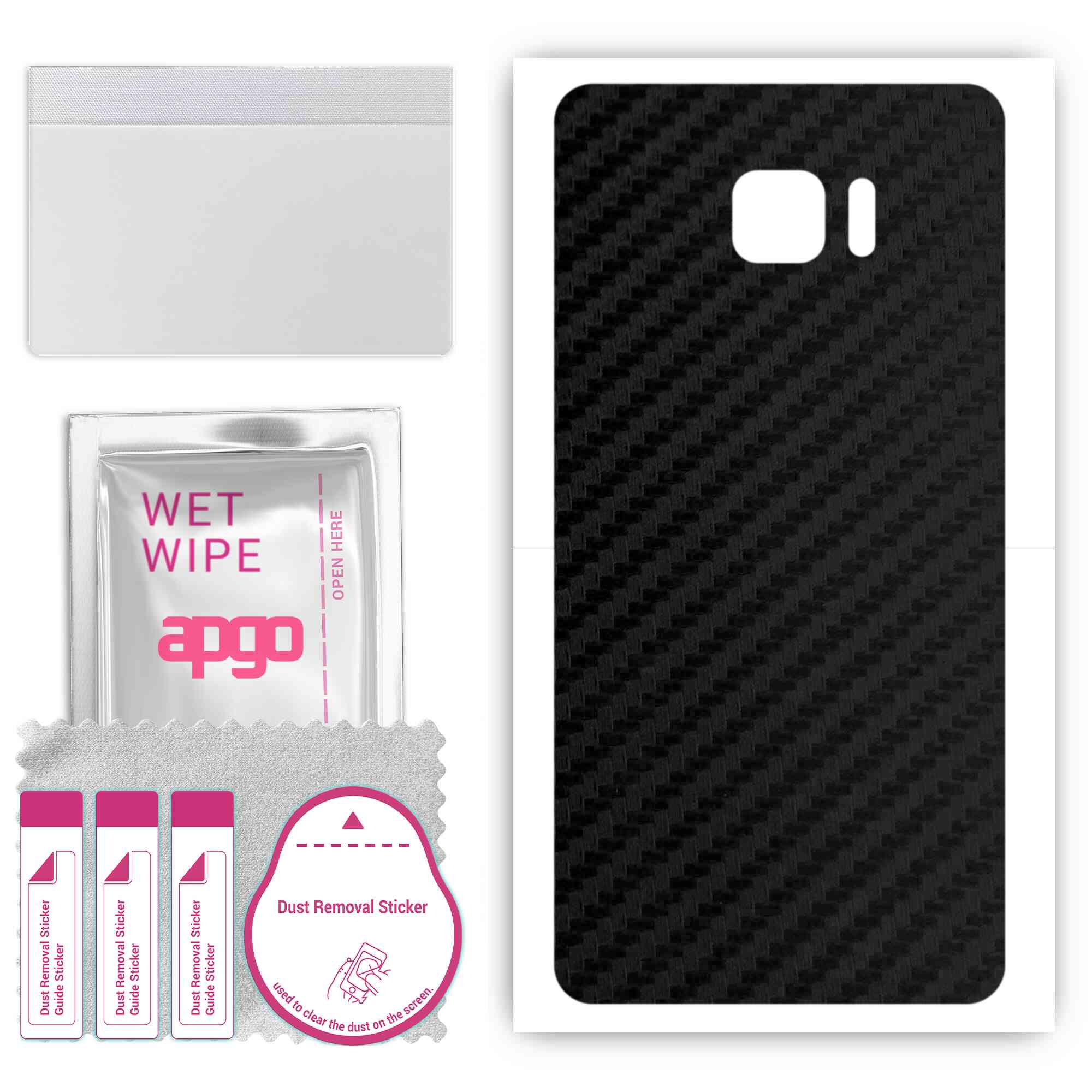 apgo Protective Skin Sticker for the back compatible with HTC U Ultra, Wrap Film, Foil, Vinyl - Pattern Carbon Black
apgo Protective Skin Sticker for the back compatible with HTC U Ultra, Wrap Film, Foil, Vinyl - Pattern Carbon Black