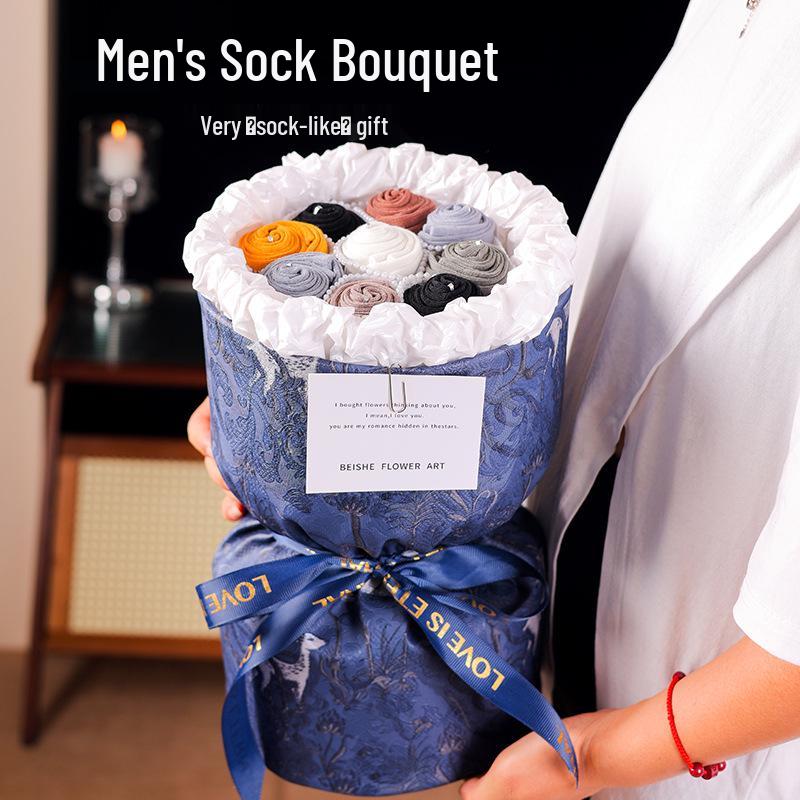 Men s Sock Bouquet: Creative Gift for Husband, Boyfriend, or Father - Perfect for Valentine s Day, Birthday, or Qixi Festival.
Men s Sock Bouquet: Creative Gift for Husband, Boyfriend, or Father - Perfect for Valentine s Day, Birthday, or Qixi Festival.