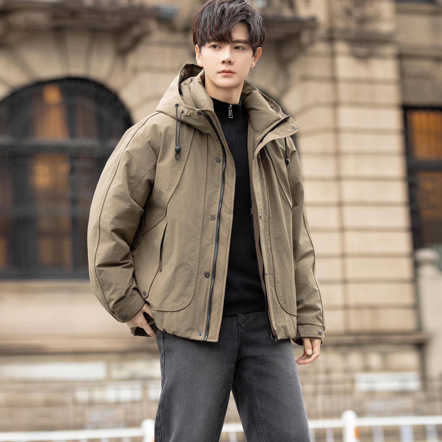 Trendy Brand Men s 2025 Winter Hooded Down Workwear Jacket - Casual, Short, Warm, High-End Feel XXXXL кавовий/зелений
Trendy Brand Men s 2025 Winter Hooded Down Workwear Jacket - Casual, Short, Warm, High-End Feel XXXXL кавовий/зелений