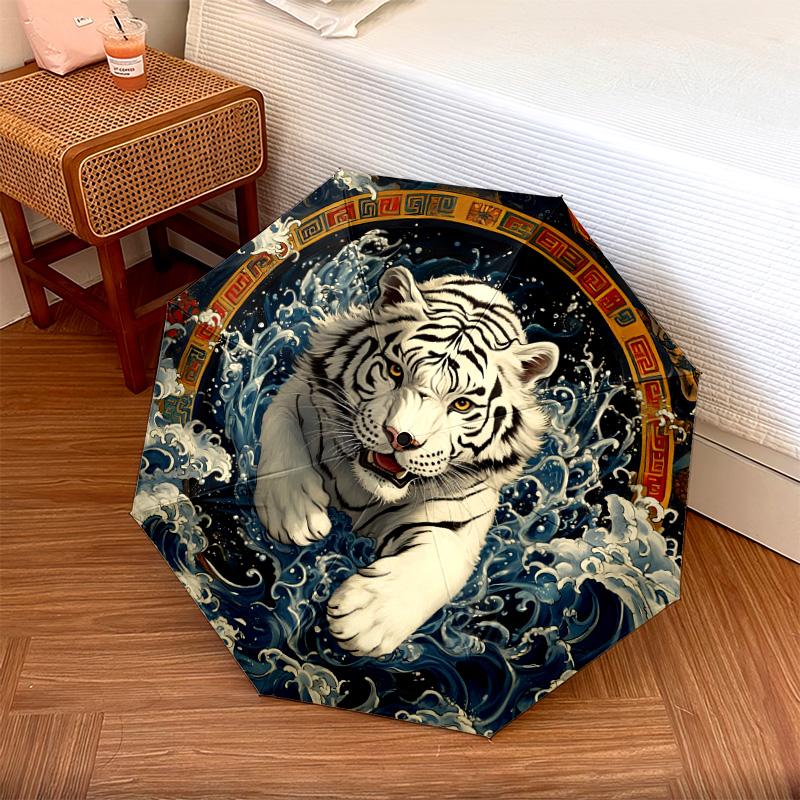 1 PC Automatic Folding Umbrella - Tiger in Waves Pattern, Portable & Foldable Design with 8 Ribs, Christmas Birthday Gifts
1 PC Automatic Folding Umbrella - Tiger in Waves Pattern, Portable & Foldable Design with 8 Ribs, Christmas Birthday Gifts