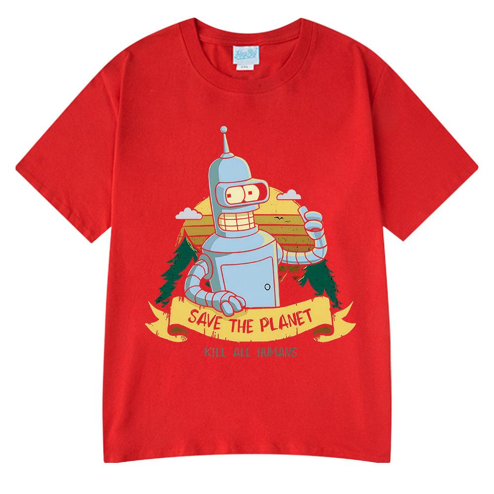 Save The Planet Kill All HuUnisexs Funny Robot Vintage T Shirts Unisex Women Clothing Short Sleeve Tshirts Oversized Cotton Tee Shirt S
Save The Planet Kill All HuUnisexs Funny Robot Vintage T Shirts Unisex Women Clothing Short Sleeve Tshirts Oversized Cotton Tee Shirt S