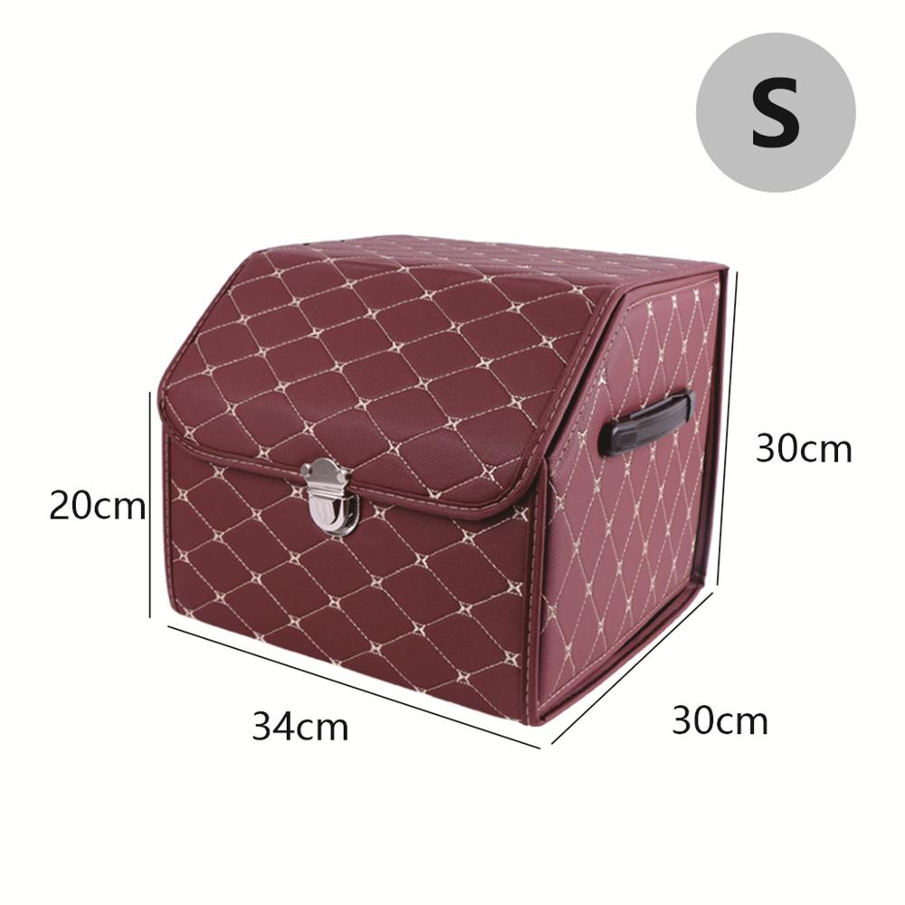 Collapsible Car Trunk Storage Box High Capacity Organizer In The Car PU Leather Trunk Tool Box Auto Accessories Storage Bag RED-S
Collapsible Car Trunk Storage Box High Capacity Organizer In The Car PU Leather Trunk Tool Box Auto Accessories Storage Bag RED-S
