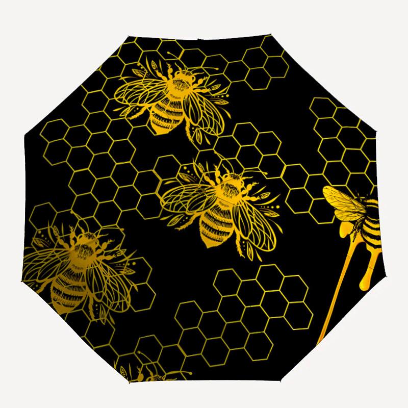 1pc Bee Honeycomb Automatic Open/close Folding Compact Umbrella, 8-Rib Sturdy Canopy, Lightweight Portable, Commuting Use, Gift, Outdoor Umbrella, Tra
1pc Bee Honeycomb Automatic Open/close Folding Compact Umbrella, 8-Rib Sturdy Canopy, Lightweight Portable, Commuting Use, Gift, Outdoor Umbrella, Tra