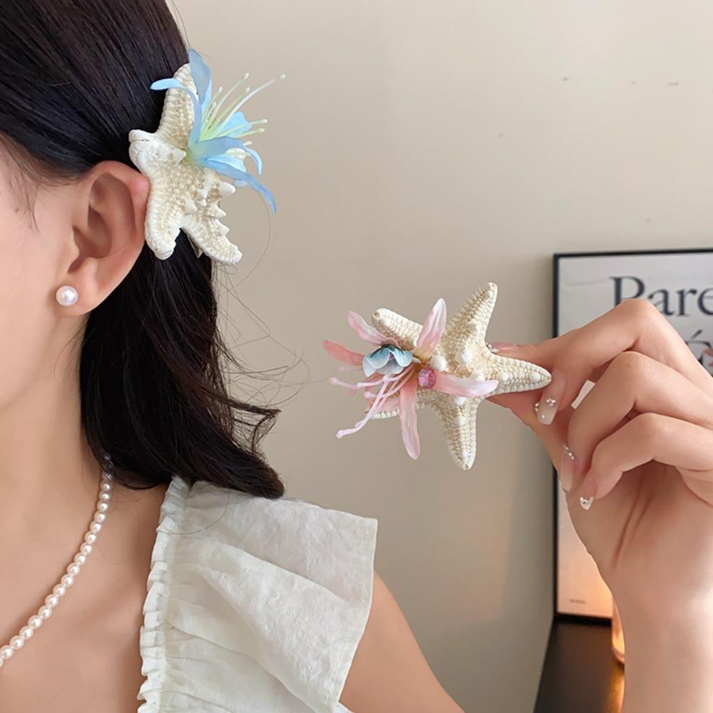 Korean Style Starfish Hair Clip Sweet Women Side Clip Orchid Flower Hairpin Beach Style 1
Korean Style Starfish Hair Clip Sweet Women Side Clip Orchid Flower Hairpin Beach Style 1