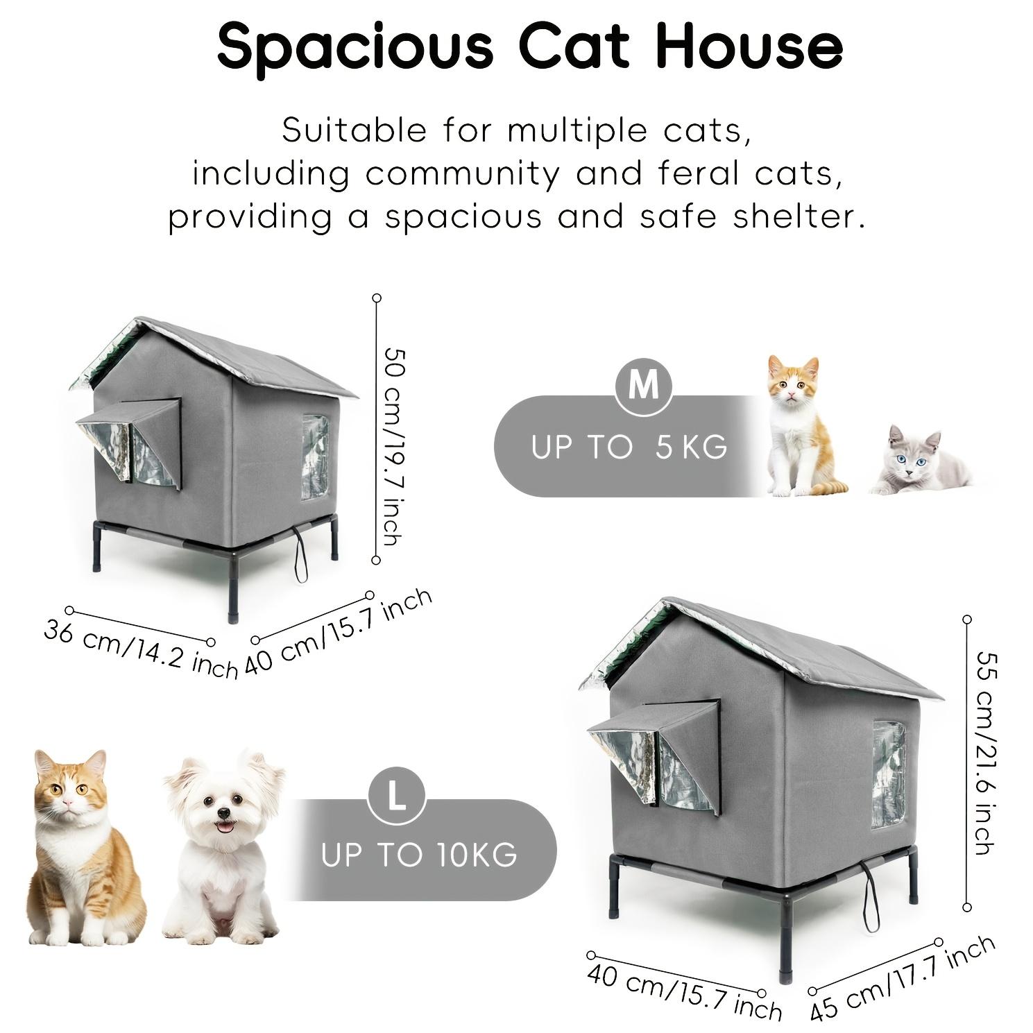 Waterproof Outdoor Stray Cat s House Support Cats Bed Tent Portable Cold Resistant Feral Pets Houses Winter Warm Cat Accessories M 50x40x36cm
Waterproof Outdoor Stray Cat s House Support Cats Bed Tent Portable Cold Resistant Feral Pets Houses Winter Warm Cat Accessories M 50x40x36cm