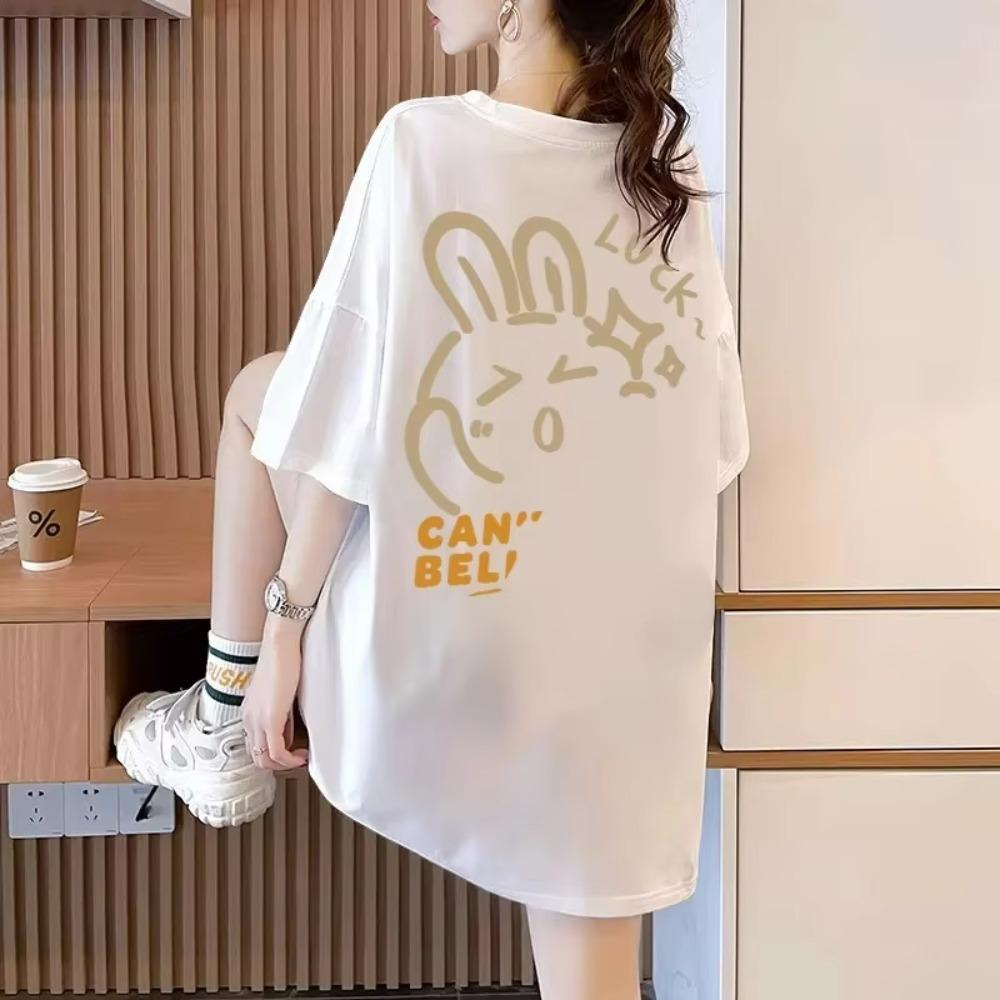 Plus Size Summer T-Shirts Lazy Short Sleeve Couple Matching Loose Fit Regular Length Creative Cartoon Printed Casual Tops M
Plus Size Summer T-Shirts Lazy Short Sleeve Couple Matching Loose Fit Regular Length Creative Cartoon Printed Casual Tops M
