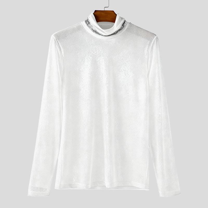 INCERUN Men Long Sleeve Stitching Glitter Casual Loose Undershirts Tops T-shirts 2XL білий
INCERUN Men Long Sleeve Stitching Glitter Casual Loose Undershirts Tops T-shirts 2XL білий