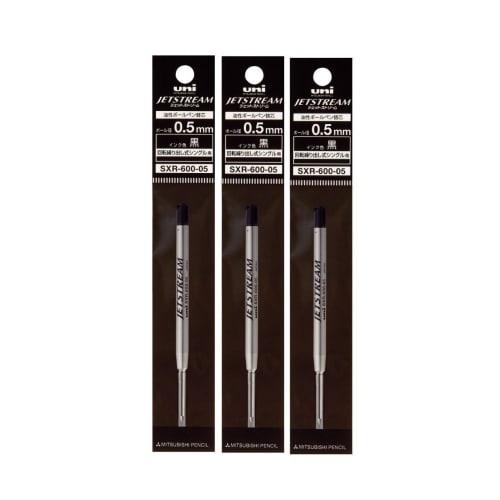 Стержень для шариковой ручки Mitsubishi Pencil Jet Stream Prime 0.5, одноцветный, черный SXR60005.24, набор из 3 шт.
Стержень для шариковой ручки Mitsubishi Pencil Jet Stream Prime 0.5, одноцветный, черный SXR60005.24, набор из 3 шт.