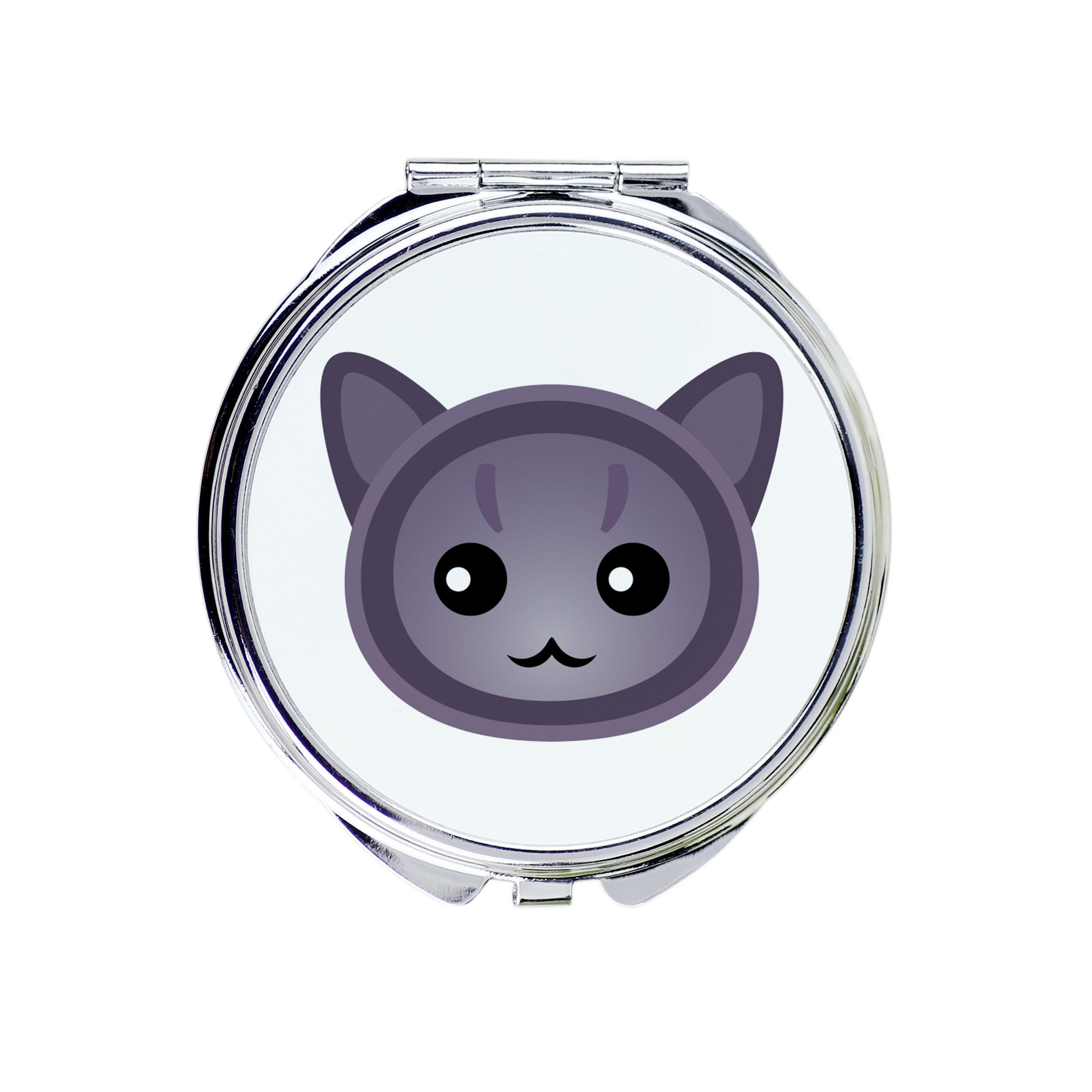 Korat - pocket mirror for a purse by Art-Dog
Korat - pocket mirror for a purse by Art-Dog