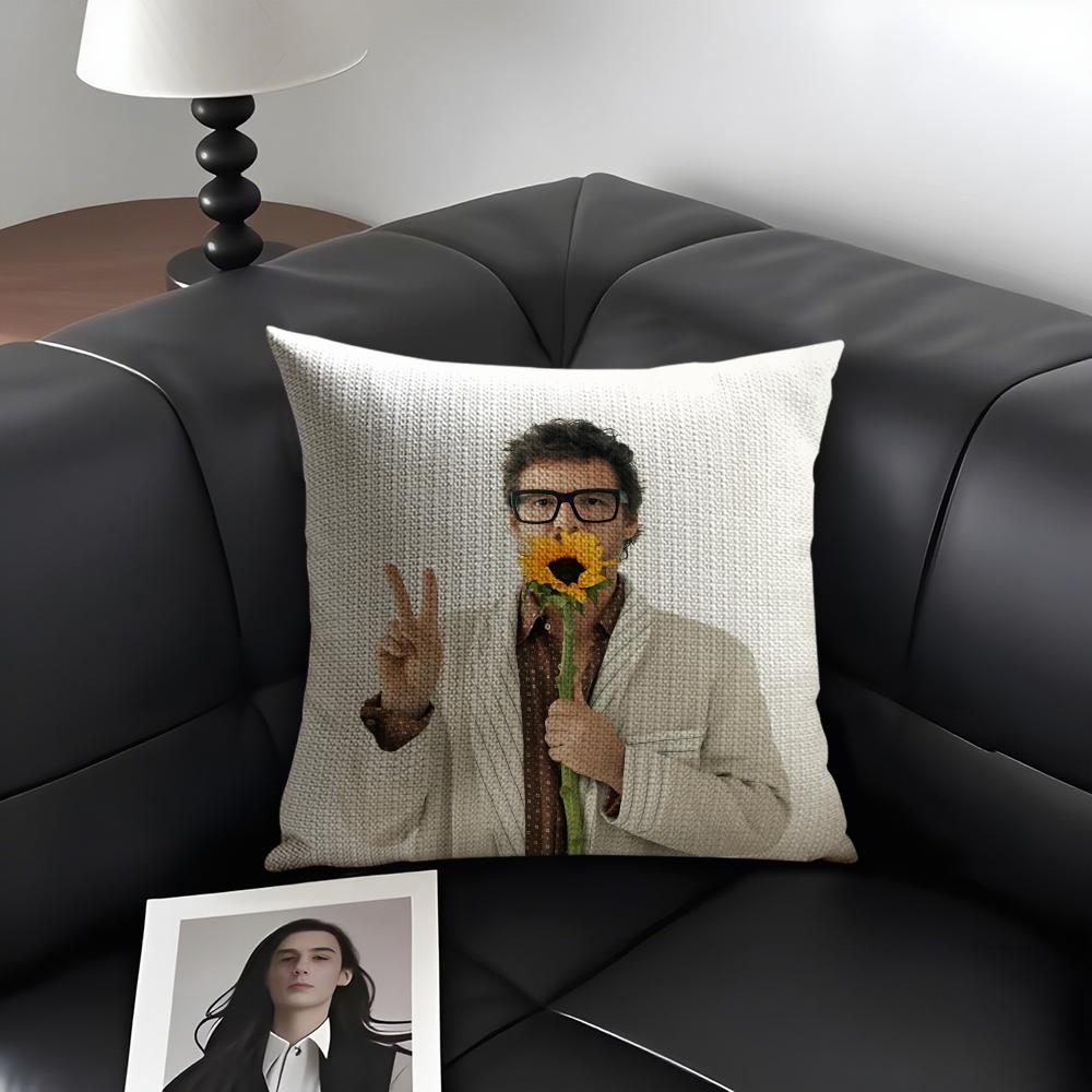 PPedro PascalL Actor Cushion Cover Natural Linen Organic Fabric DoubleSided Printing Sofa Home Decor Gift Pillow Case 30x30cm
PPedro PascalL Actor Cushion Cover Natural Linen Organic Fabric DoubleSided Printing Sofa Home Decor Gift Pillow Case 30x30cm