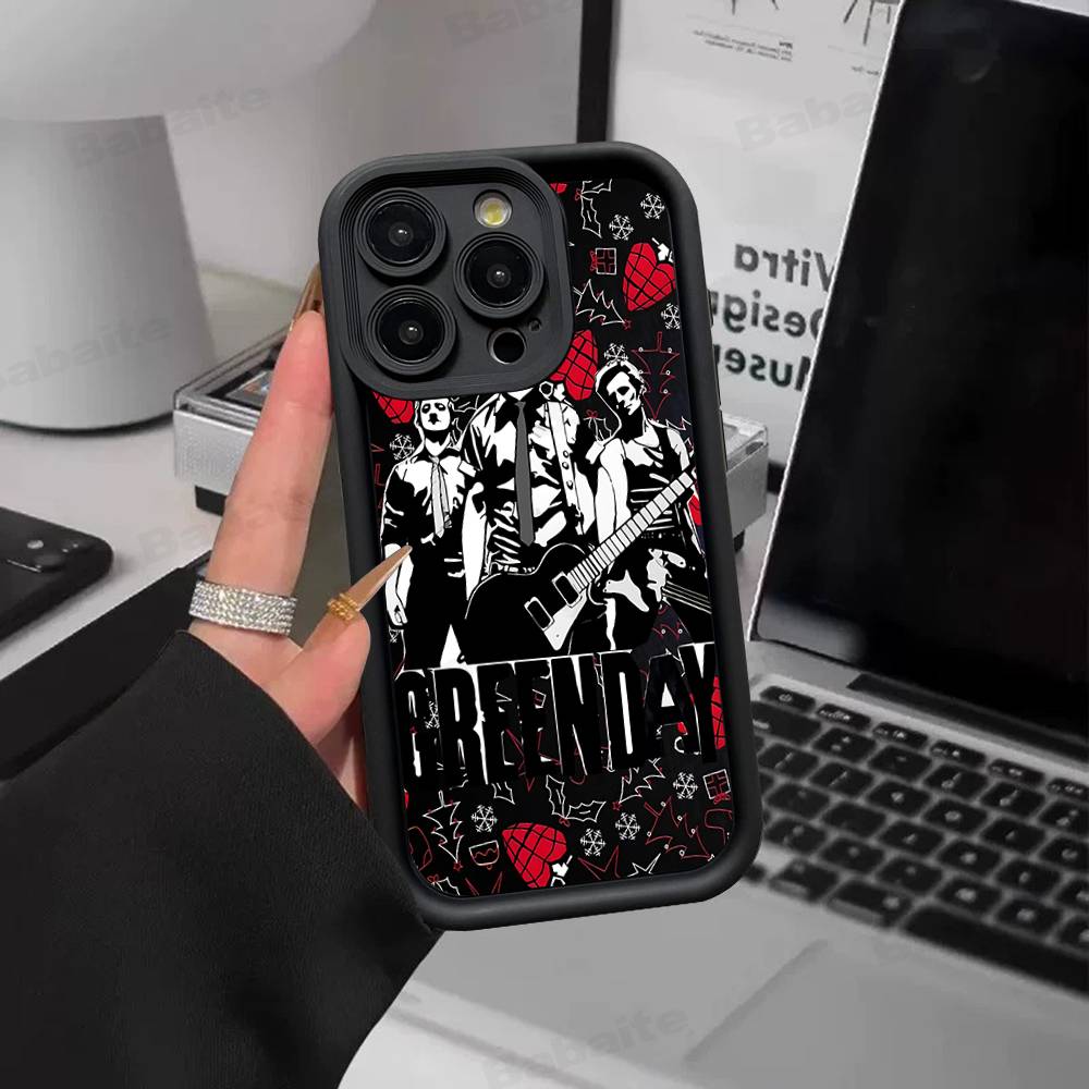 Rock Band G-Green Day Silicone Soft Phone Case For IPhone 17 16 15 14 Plus 13 12 Mini 11 Black Cover iPhone 15 plus
Rock Band G-Green Day Silicone Soft Phone Case For IPhone 17 16 15 14 Plus 13 12 Mini 11 Black Cover iPhone 15 plus