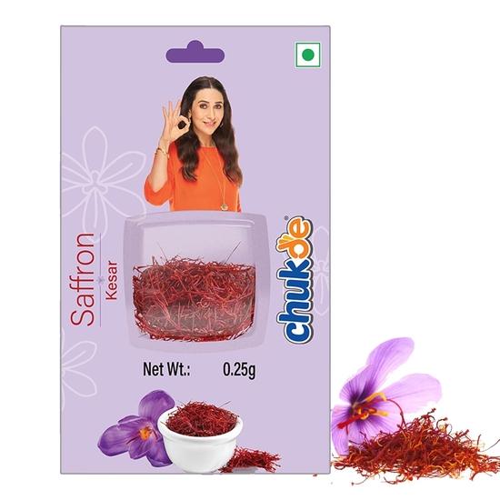Chukde - Kesar 0.25 Gm - Saffron - Ideal for Enhancing Dishes, Desserts, and Beauty Treatments - Skincare Applications - 0.25 Gm 0.25GM
Chukde - Kesar 0.25 Gm - Saffron - Ideal for Enhancing Dishes, Desserts, and Beauty Treatments - Skincare Applications - 0.25 Gm 0.25GM