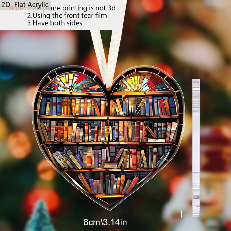 Книжные украшения для рождественской елки, Подарки для книголюбов, Подарки для книголюбов, Женщин, Библиотекаря, Ботана, Читающие акриловые рождественские украшения 1pc
Книжные украшения для рождественской елки, Подарки для книголюбов, Подарки для книголюбов, Женщин, Библиотекаря, Ботана, Читающие акриловые рождественские украшения 1pc