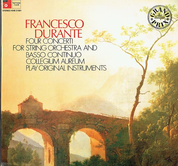 LP Record FRANCESCO DURANTE COLLEGIUM AUREUM Four Concerti For String Orchestra KHB21681 BASF 1973 US Classical Used
LP Record FRANCESCO DURANTE COLLEGIUM AUREUM Four Concerti For String Orchestra KHB21681 BASF 1973 US Classical Used