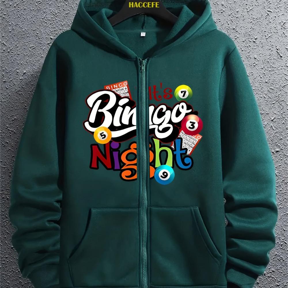 Men s Zipper Jacket - This Casual Hoodie Features a Bingo Pattern That Is Easy to Match, Breathable, and Comfortable to Wear All Year Round. XL
Men s Zipper Jacket - This Casual Hoodie Features a Bingo Pattern That Is Easy to Match, Breathable, and Comfortable to Wear All Year Round. XL