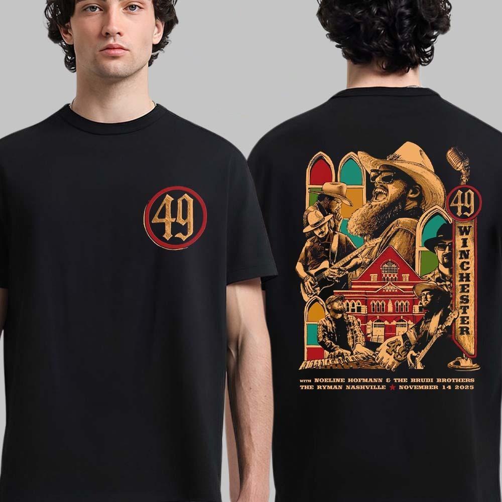 49 Winchester Nashville Tennessee 2025 Night 1 At The Ryman On Nov 14 T-Shirt 3XL
49 Winchester Nashville Tennessee 2025 Night 1 At The Ryman On Nov 14 T-Shirt 3XL