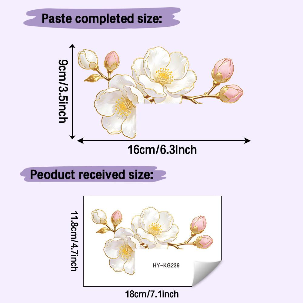 Gilt Ceramic Camellia Self Adhesive Switch Wall Sticker Home Decor 12x12cm різнокольоровий
Gilt Ceramic Camellia Self Adhesive Switch Wall Sticker Home Decor 12x12cm різнокольоровий