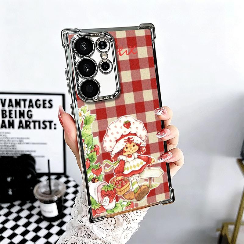 Strawberry Sh-SHortcake Soft Phone Case For Samsung Galaxy S26 Ultra S25 Edge S24 FE S23 Plus S22 S21 + S20 Plating Anti-Fall Fu Samsung S26 Ultra
Strawberry Sh-SHortcake Soft Phone Case For Samsung Galaxy S26 Ultra S25 Edge S24 FE S23 Plus S22 S21 + S20 Plating Anti-Fall Fu Samsung S26 Ultra