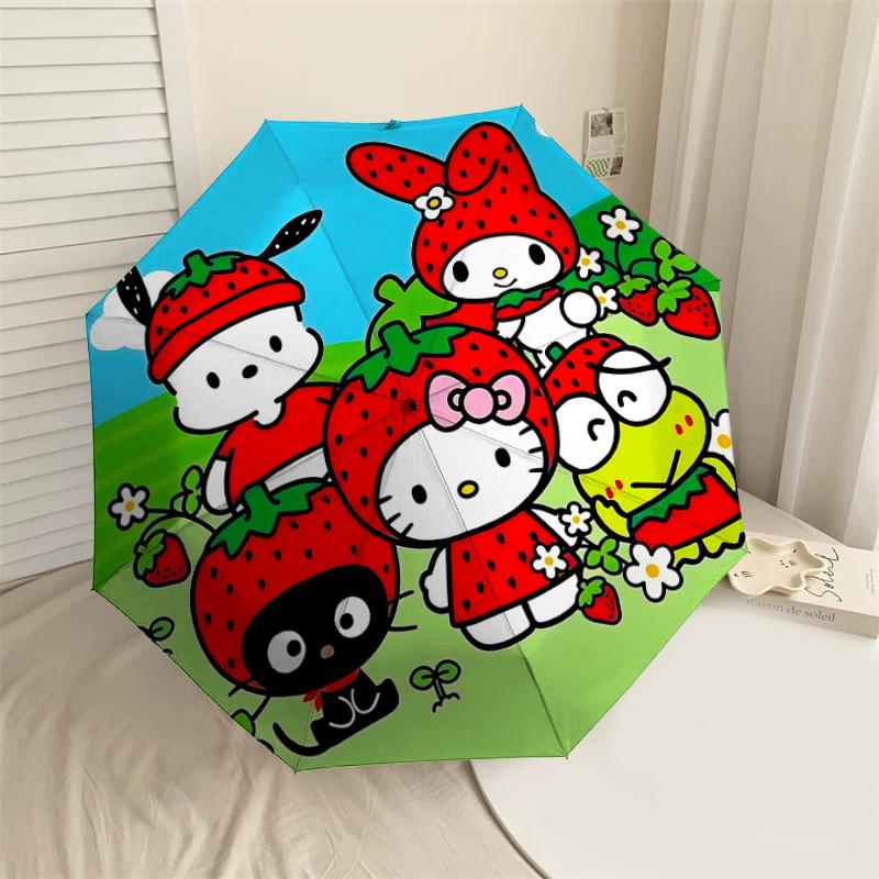 1PC strawberry hello kitty Umbrella-8-Rib Reinforced, Automatic Open, Lightweight & Durable, Cute Fashion Accessory for Outdoor-P2638
1PC strawberry hello kitty Umbrella-8-Rib Reinforced, Automatic Open, Lightweight & Durable, Cute Fashion Accessory for Outdoor-P2638