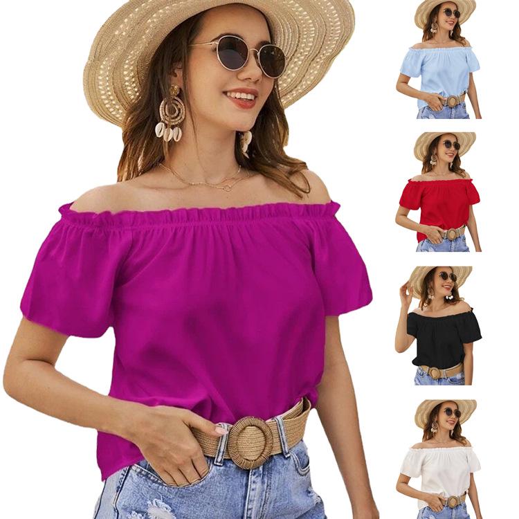 Spring/Summer 2023 Women s Off-the-Shoulder Ruffle Blouse - European and American Style S фіолетовий
Spring/Summer 2023 Women s Off-the-Shoulder Ruffle Blouse - European and American Style S фіолетовий