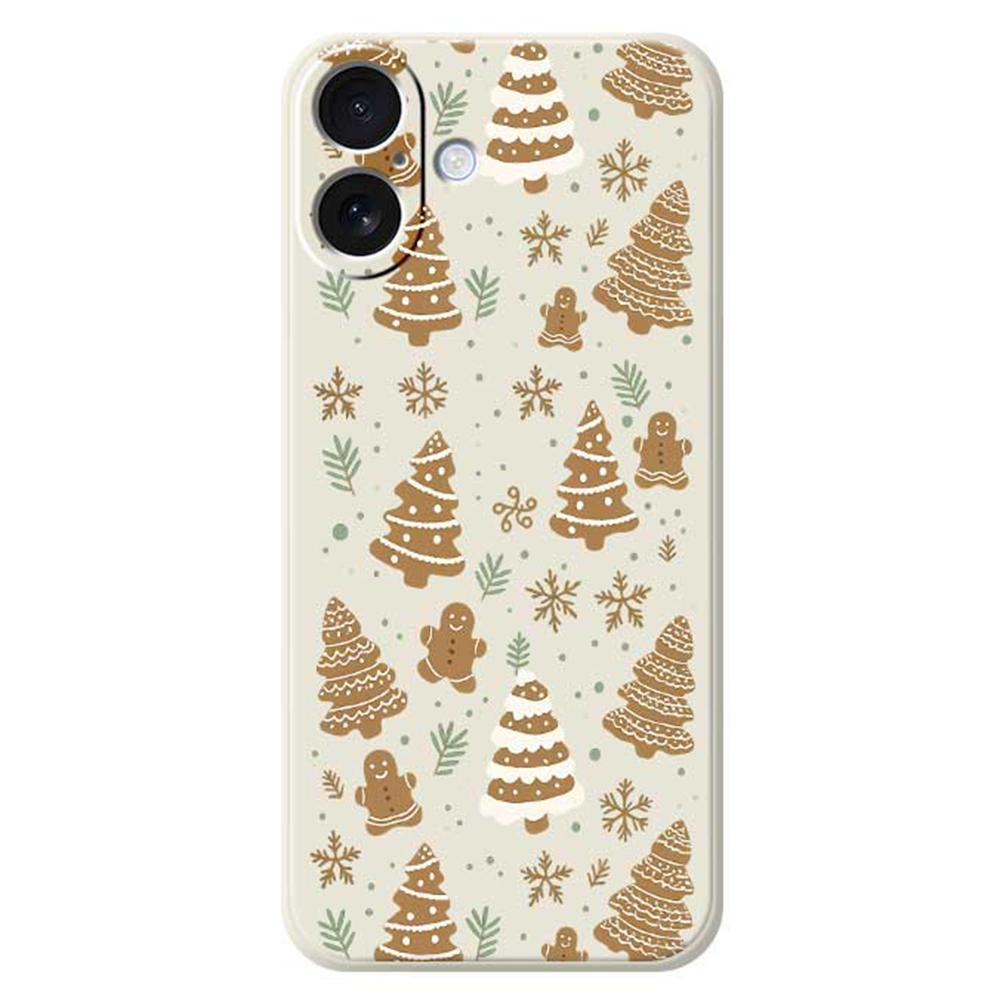 For iPhone 17 Case Brown Christmas Tree Gingerbread Pattern Printing Straight Edge TPU Phone Back Cover Beige
For iPhone 17 Case Brown Christmas Tree Gingerbread Pattern Printing Straight Edge TPU Phone Back Cover Beige