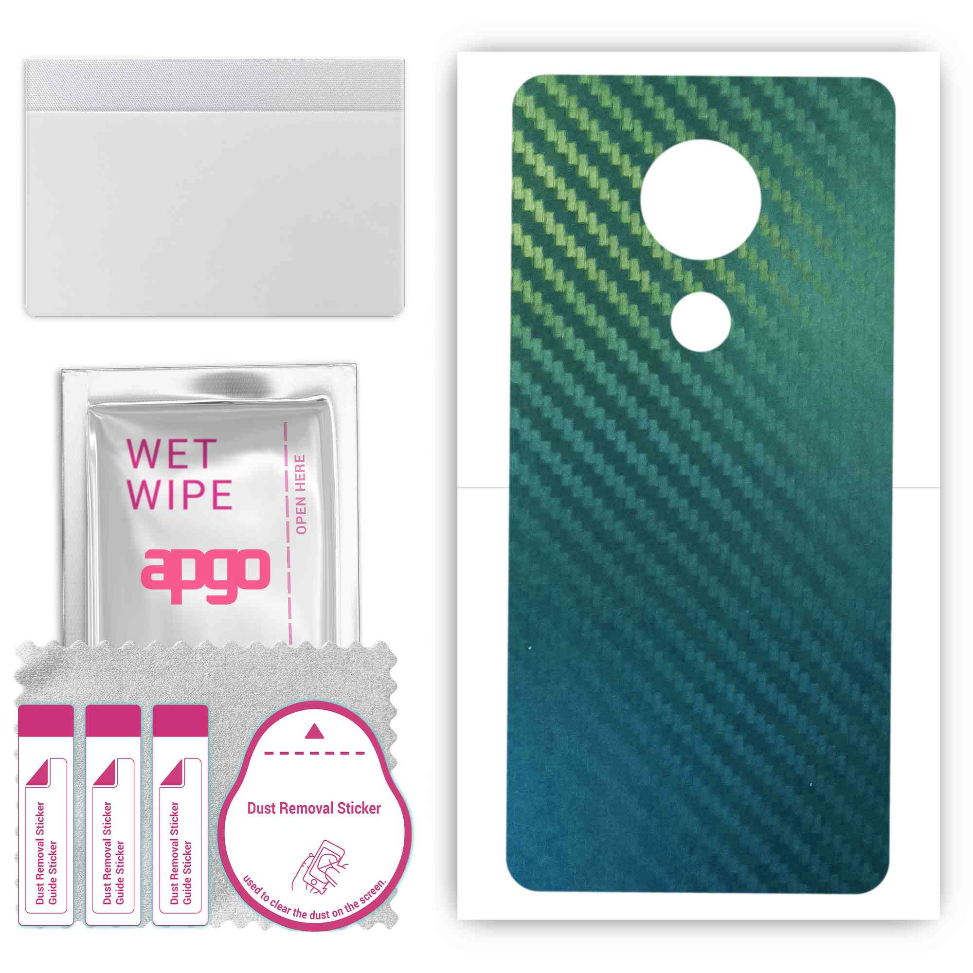 apgo Захисна наклейка Skin для задньої панелі, сумісна з Motorola Moto G7 Play, Wrap Film, Foil, Vinyl - Pattern Carbon Chameleon CAKA1
apgo Захисна наклейка Skin для задньої панелі, сумісна з Motorola Moto G7 Play, Wrap Film, Foil, Vinyl - Pattern Carbon Chameleon CAKA1