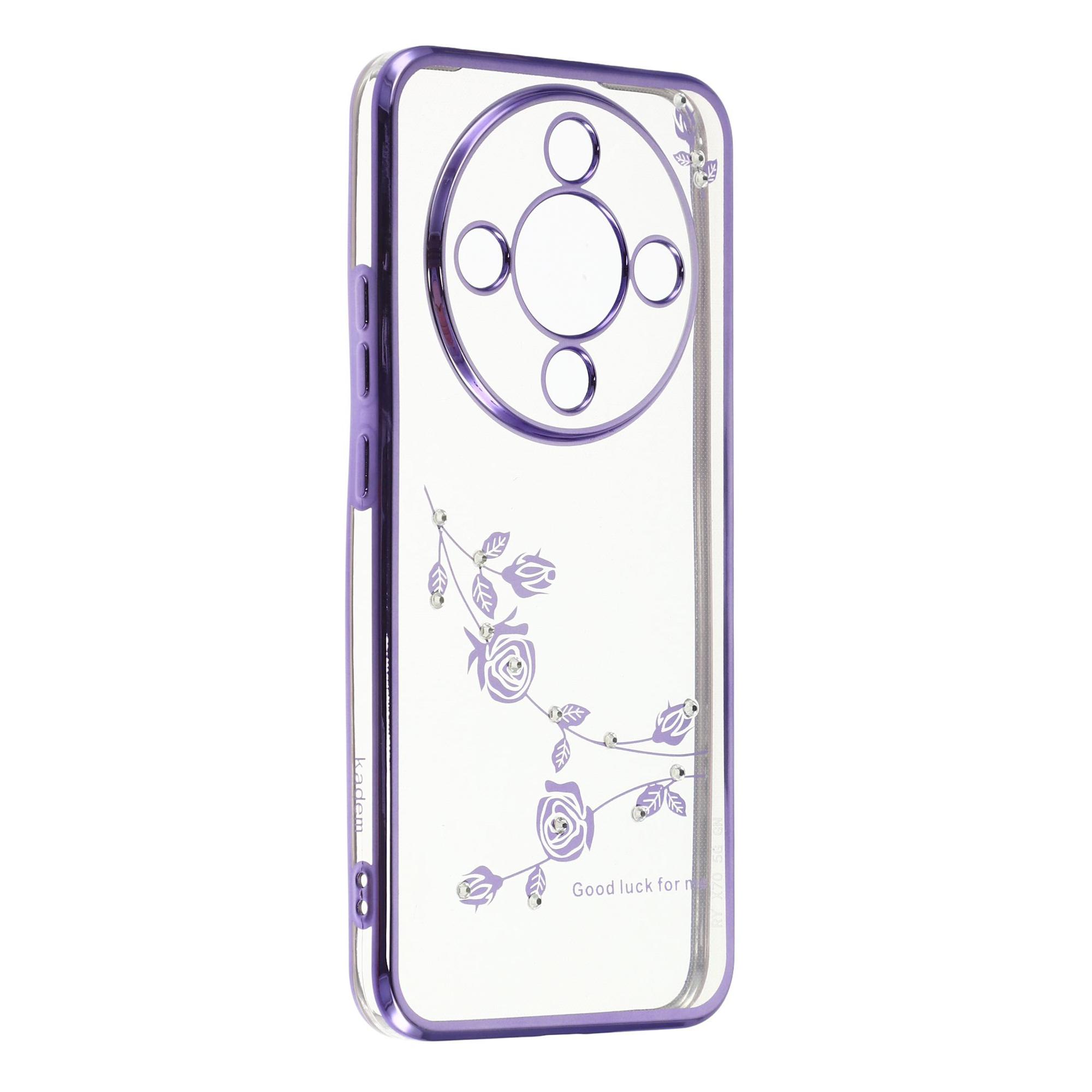 KADEM Phone Case For Honor Magic8 Lite 5G / X9d 5G / X70 5G Flower Rhinestone Decor TPU Phone Cover
KADEM Phone Case For Honor Magic8 Lite 5G / X9d 5G / X70 5G Flower Rhinestone Decor TPU Phone Cover