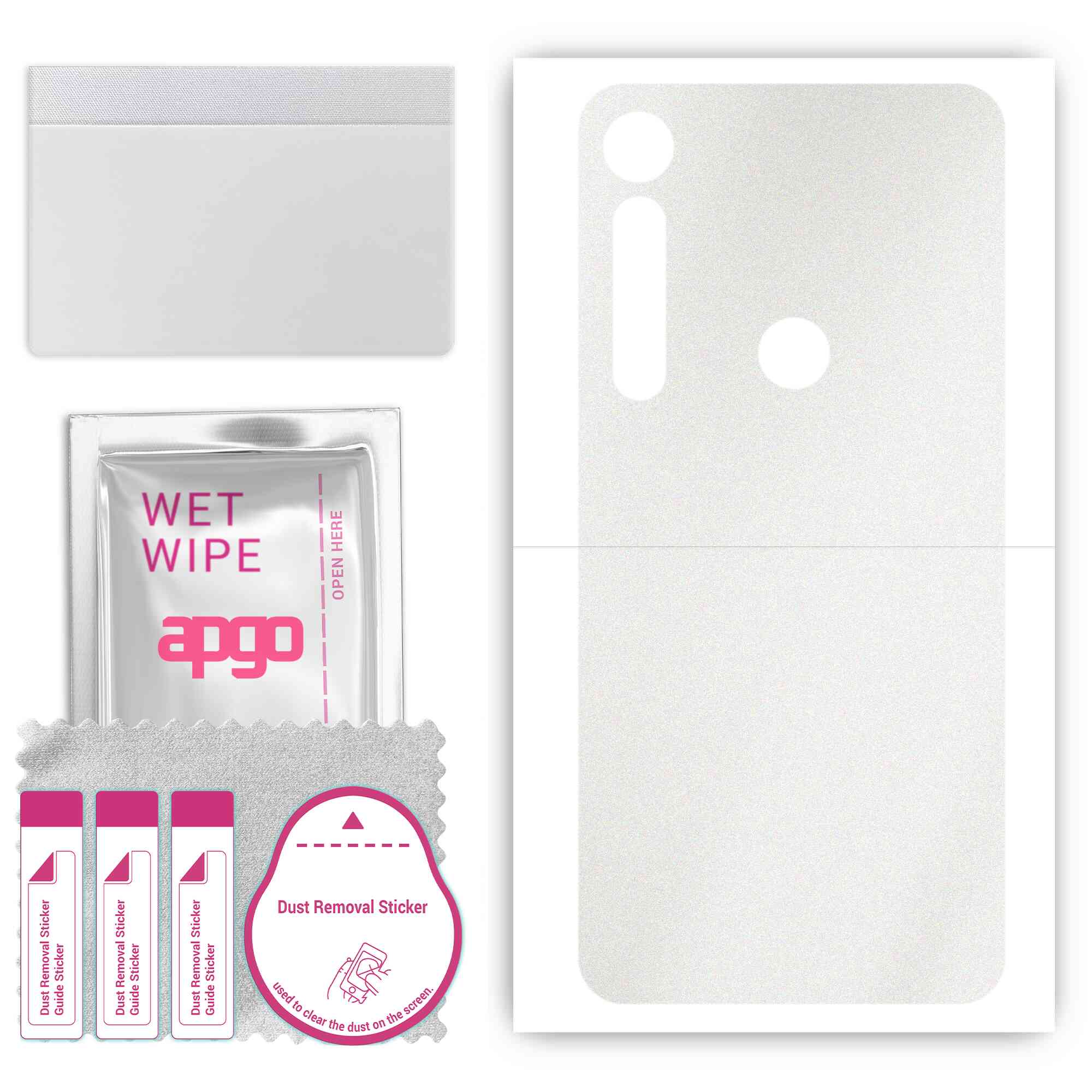 Apgo Protective Skin Sticker для задньої панелі, сумісної з Motorola One Vision Plus, Wrap Film, Foil, Vinyl - Pattern Matte Transparent
Apgo Protective Skin Sticker для задньої панелі, сумісної з Motorola One Vision Plus, Wrap Film, Foil, Vinyl - Pattern Matte Transparent