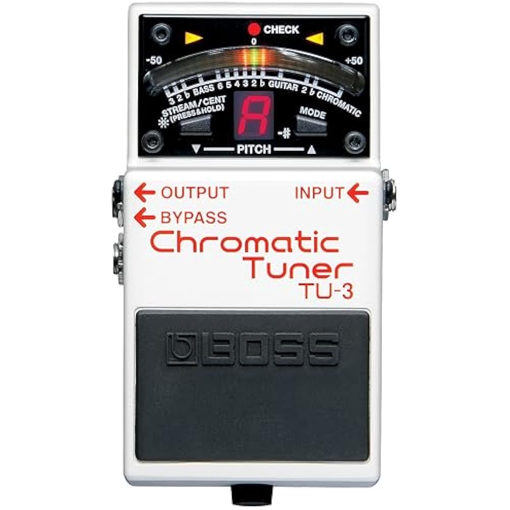 BOSS Boss Chromatic Tuner TU-3 Power Supply Capable High Brightness Mode High Visibility Live Ban...
BOSS Boss Chromatic Tuner TU-3 Power Supply Capable High Brightness Mode High Visibility Live Ban...