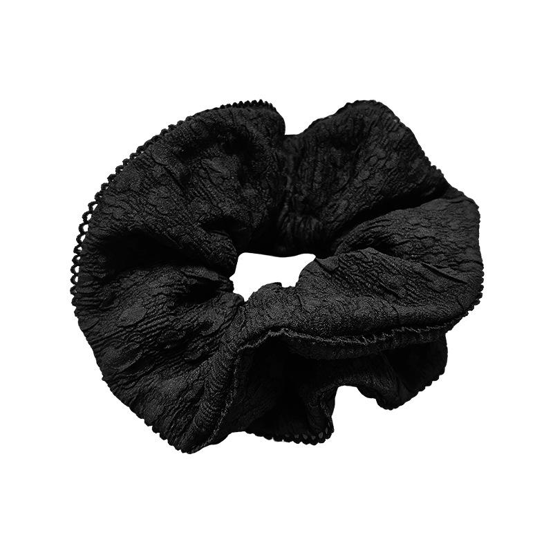 Sweet Korean premium lace hair accessories headband, black large double lace ponytail rubber band large intestine hair band. чорний
Sweet Korean premium lace hair accessories headband, black large double lace ponytail rubber band large intestine hair band. чорний