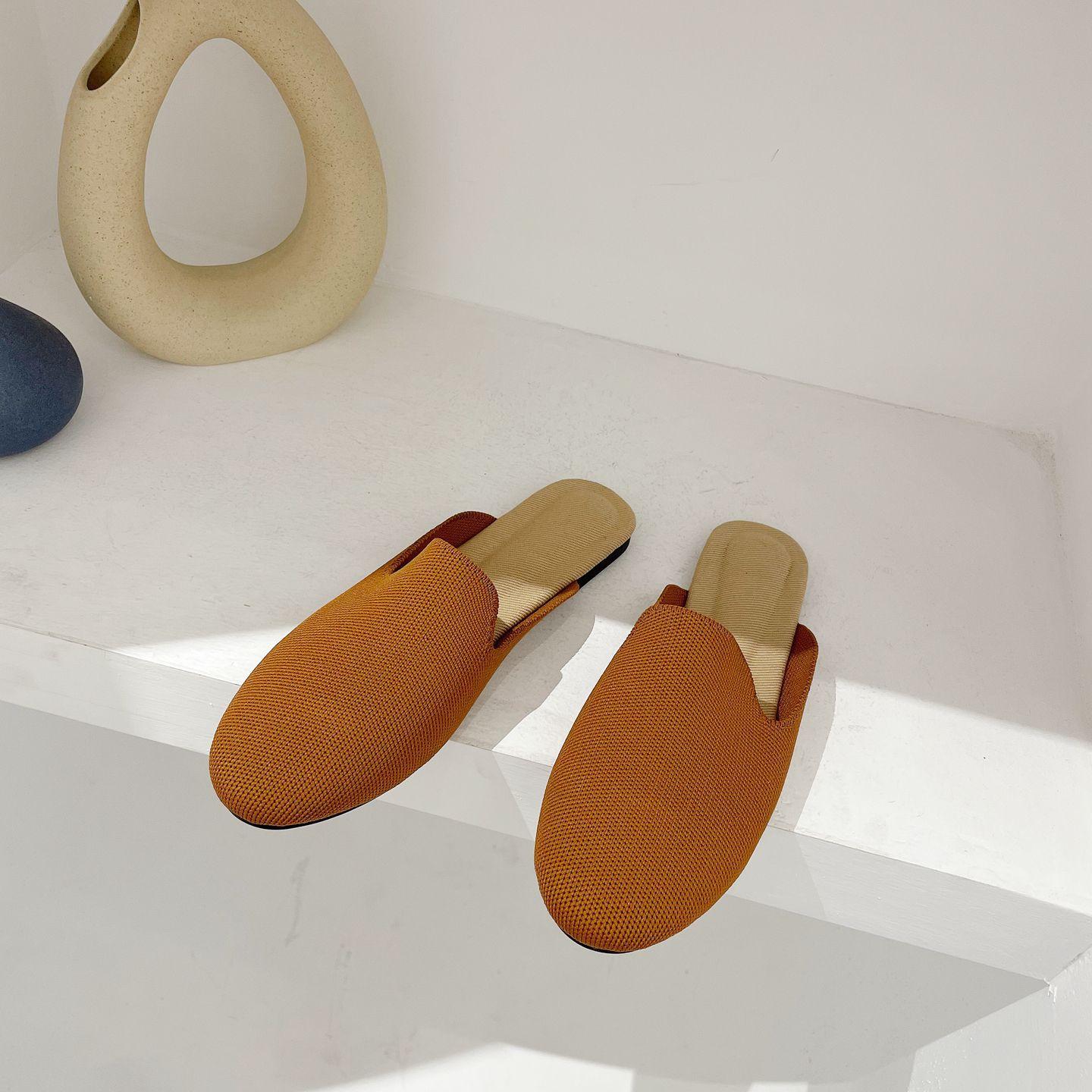 Весенние и летние полутапочки, плетеные сандалии и тапочки, туфли на плоской подошве с круглым носком, женская обувь больших размеров 41 коричневый
Весенние и летние полутапочки, плетеные сандалии и тапочки, туфли на плоской подошве с круглым носком, женская обувь больших размеров 41 коричневый