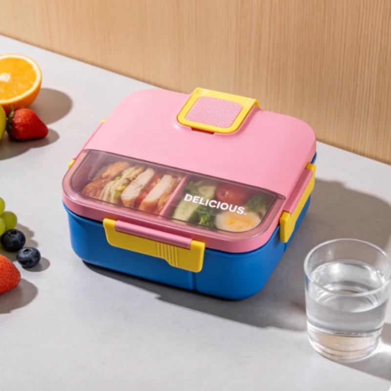 Large Capacity Square Lunch Box with Compartments Microwave Safe for Students and Office Workers Cross Border New рожевий
Large Capacity Square Lunch Box with Compartments Microwave Safe for Students and Office Workers Cross Border New рожевий