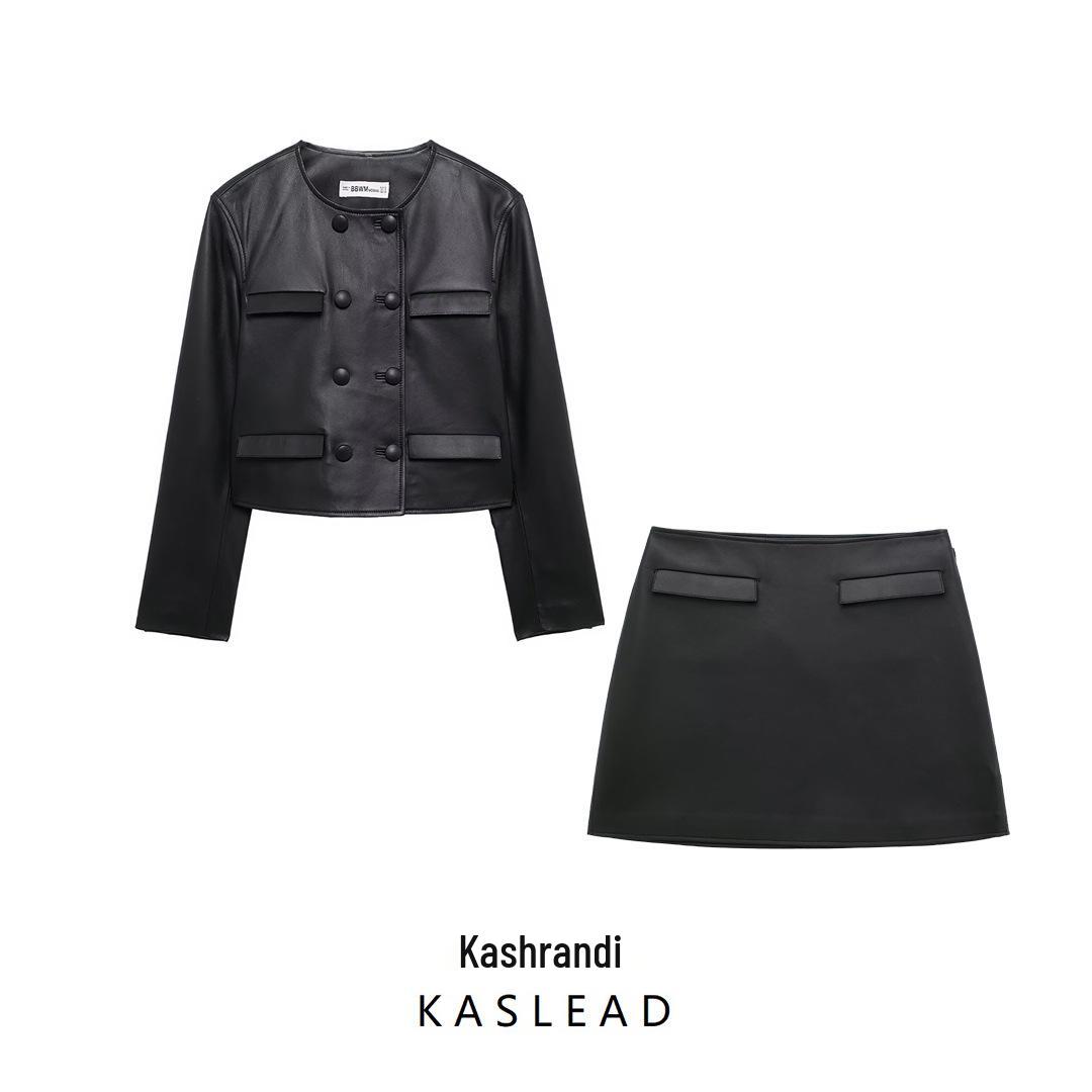 Spring 2025 Women s Stylish European & American Short Leather Jacket and Skirt Set XS
Spring 2025 Women s Stylish European & American Short Leather Jacket and Skirt Set XS