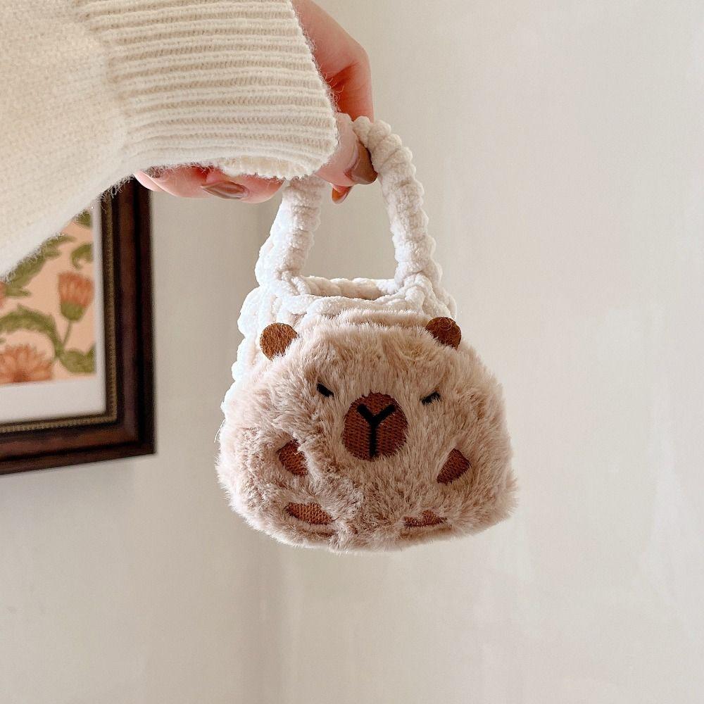 Guinea Pig Capybara Coin Purse Simulation Capybara Capybara Plush Headphone Bag Girl Gifts коричневый
Guinea Pig Capybara Coin Purse Simulation Capybara Capybara Plush Headphone Bag Girl Gifts коричневый