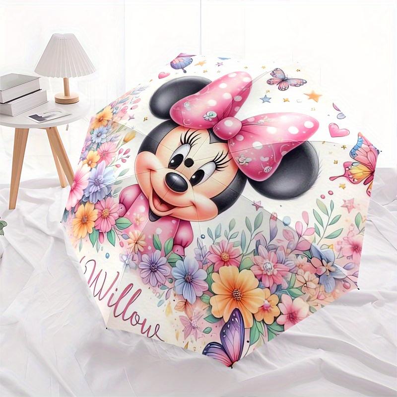 Disney Minnie Mouse,Flowers,Butterflies Fashion Manual Folding Umbrella - Reinforced Eight Ribs, Automatic Opening and Closing, Lightweight,
Disney Minnie Mouse,Flowers,Butterflies Fashion Manual Folding Umbrella - Reinforced Eight Ribs, Automatic Opening and Closing, Lightweight,