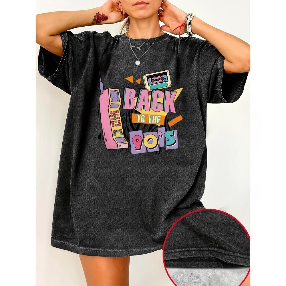 90s Vintage Printed Tshirt for Women and Unisex Vintage Washed Top Spring and Summer Loose Short Sleeved Unisex Tshirt M
90s Vintage Printed Tshirt for Women and Unisex Vintage Washed Top Spring and Summer Loose Short Sleeved Unisex Tshirt M