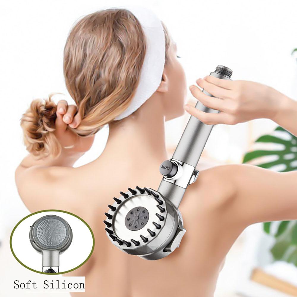 New Multi-Functional One-Button Adjustment High Pressure Massage Shower Head Hose
New Multi-Functional One-Button Adjustment High Pressure Massage Shower Head Hose