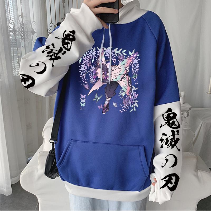 Гарячі аніме Demon Slayer Kochou Shinobu Butterfly Purple Print Hooded Чоловіки Жінки Естетичні толстовки Harajuku Unisex Sweatshirt L білий/синій
Гарячі аніме Demon Slayer Kochou Shinobu Butterfly Purple Print Hooded Чоловіки Жінки Естетичні толстовки Harajuku Unisex Sweatshirt L білий/синій