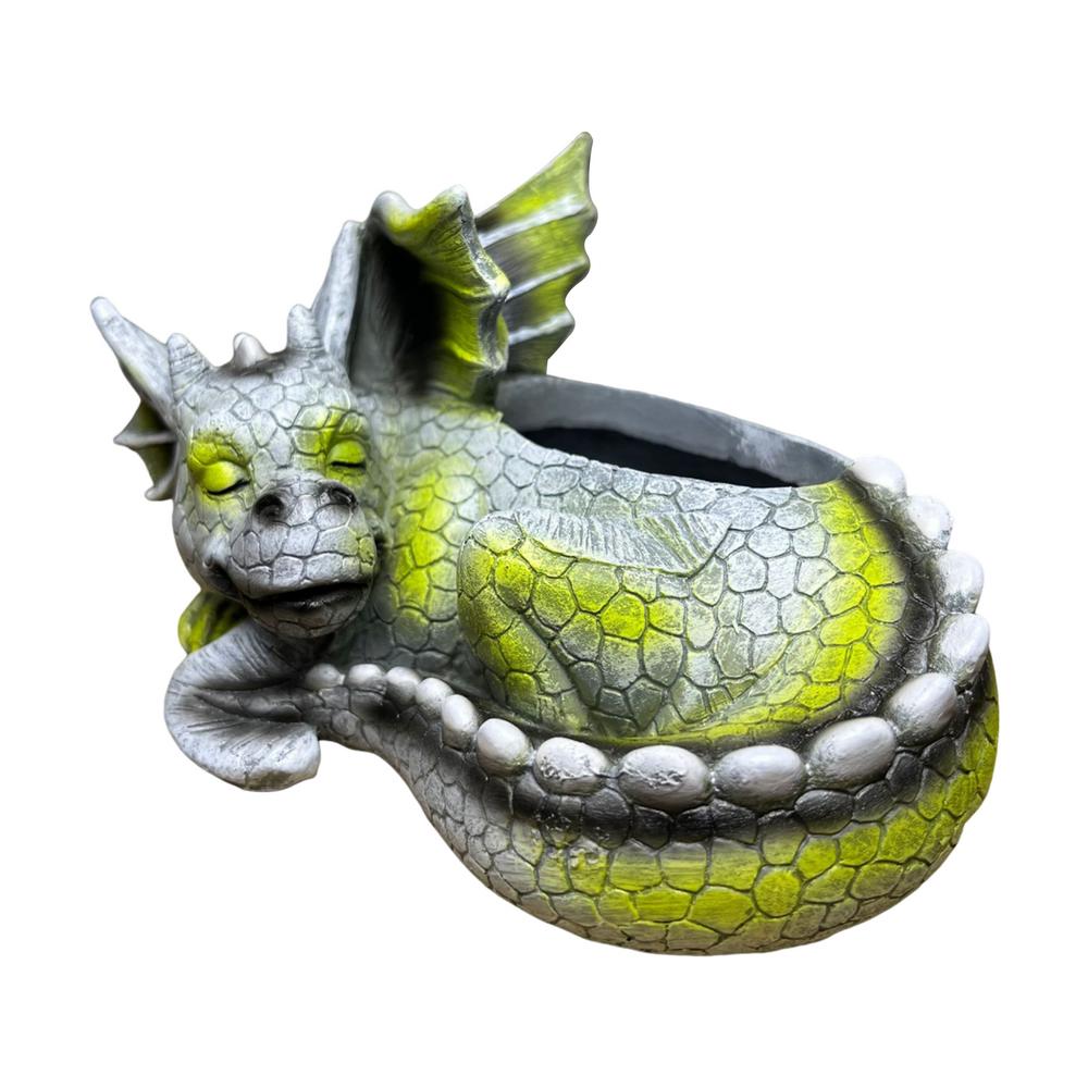 Sleeping Dragon Garden Ornament Patio Yard Ornament Outdoor Sleeping Dragon Figurine Resin Garden Sculpture Planter Pot зелений
Sleeping Dragon Garden Ornament Patio Yard Ornament Outdoor Sleeping Dragon Figurine Resin Garden Sculpture Planter Pot зелений